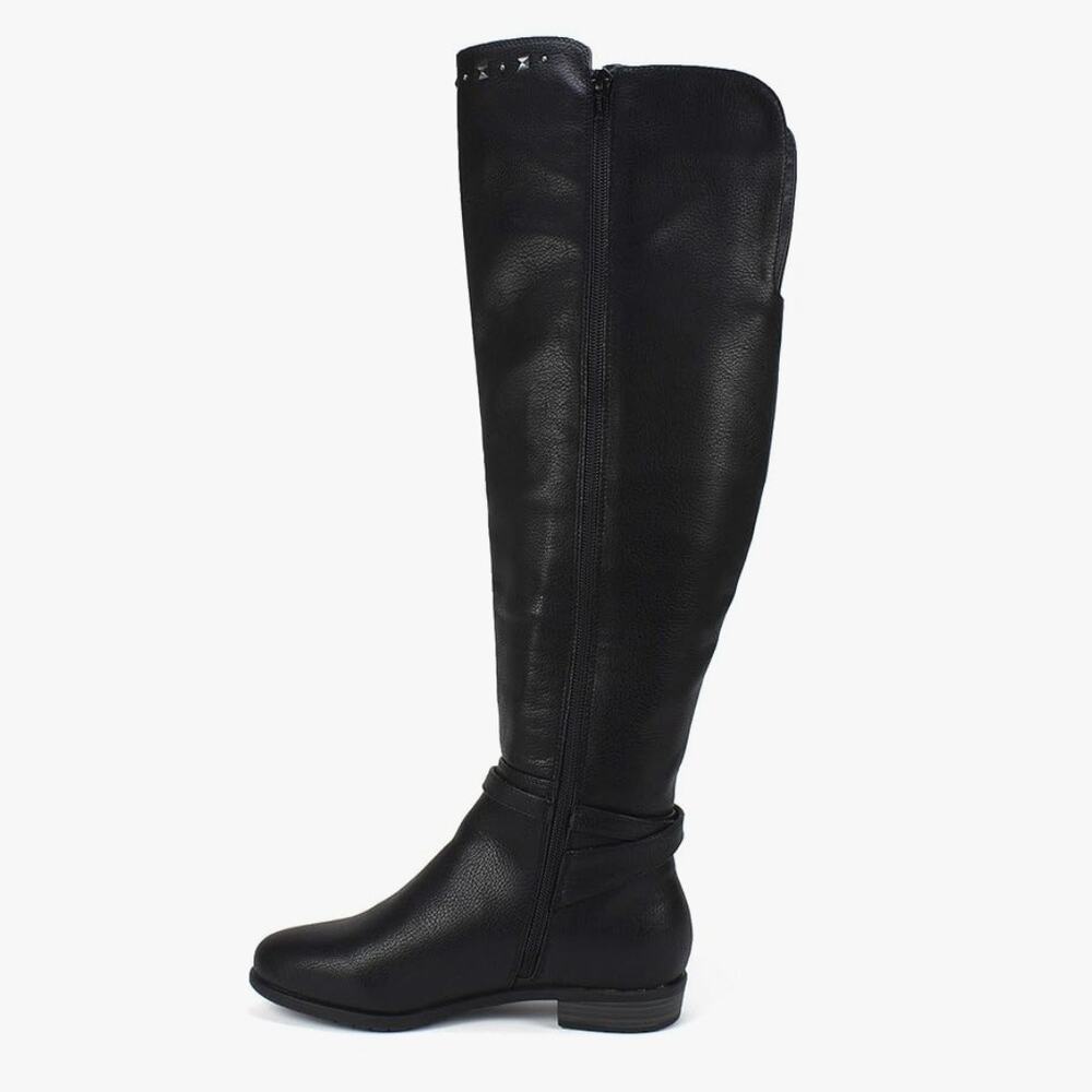 Rialto Over the Knee Riding Boots Womens 6M Western Chic Coastal Cowgirl Biker - Picture 3 of 14